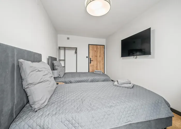 Family Deluxe Apartment 80M2 - Klimatyzacja - 6Osob * リブニク