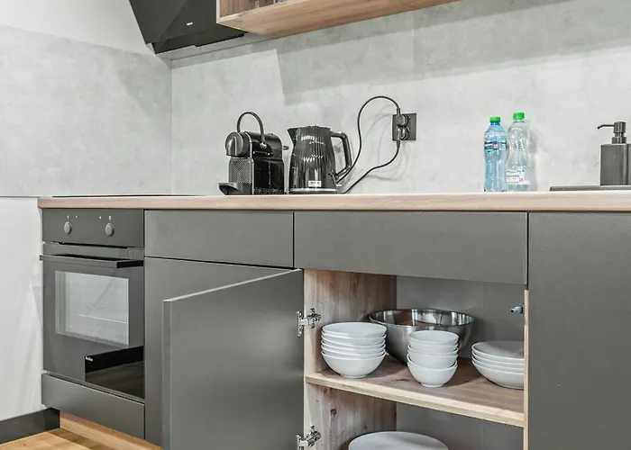 アパート Family Deluxe Apartment 80M2 - Klimatyzacja - 6Osob リブニク