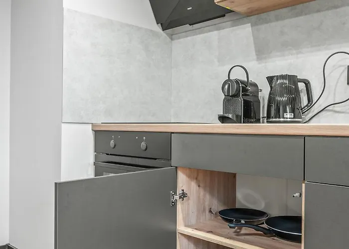 アパート Family Deluxe Apartment 80M2 - Klimatyzacja - 6Osob リブニク